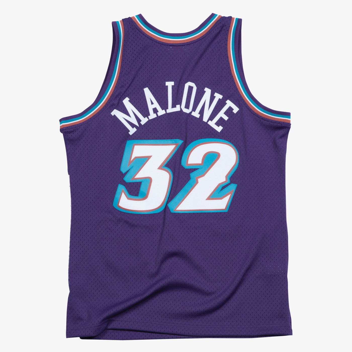 Utah Jazz Mitchell & Ness Karl Malone 1996 Swingman Road Authentic Jersey - Purple
