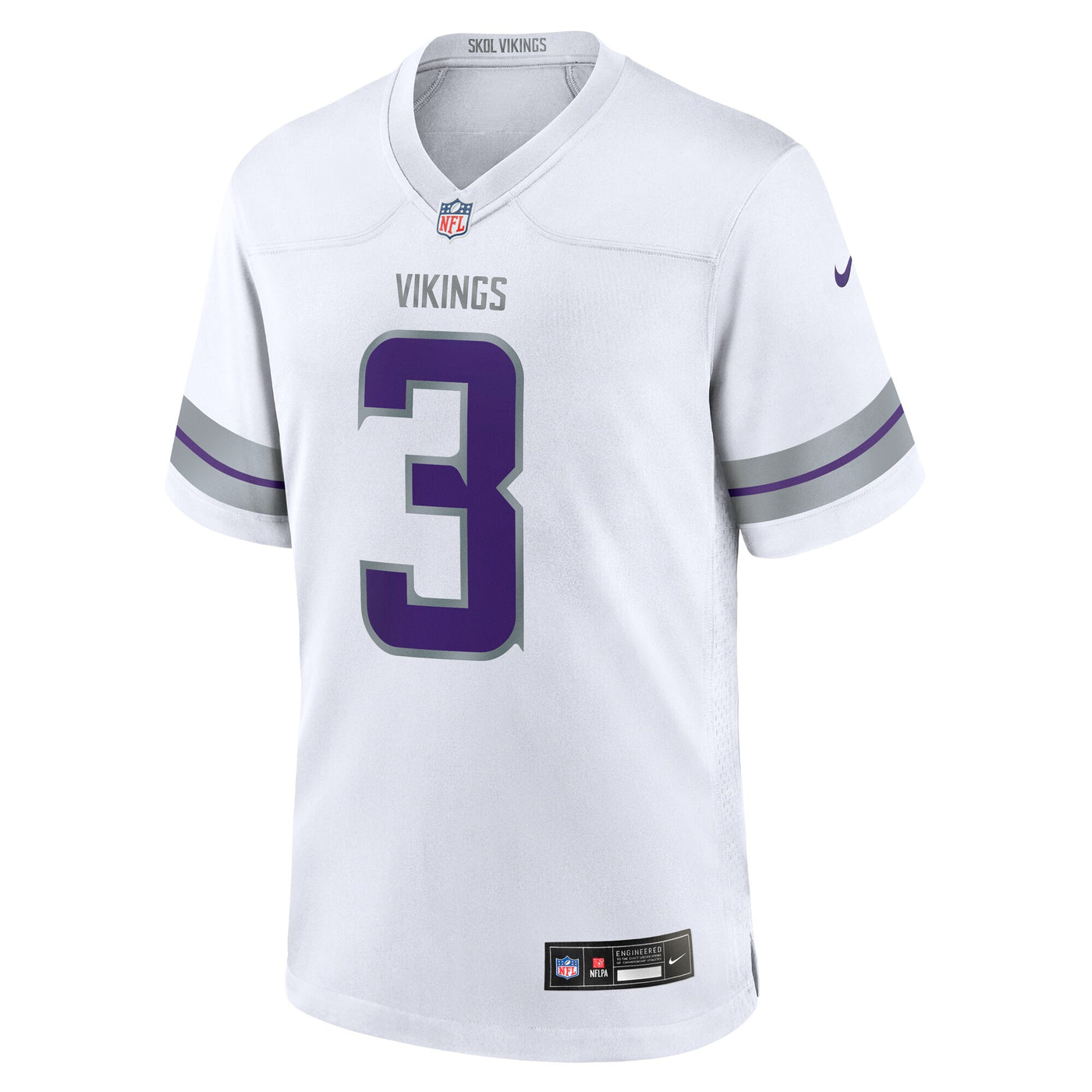 Minnesota Vikings Jordan Addison Nike White Alternate Game Player Jersey