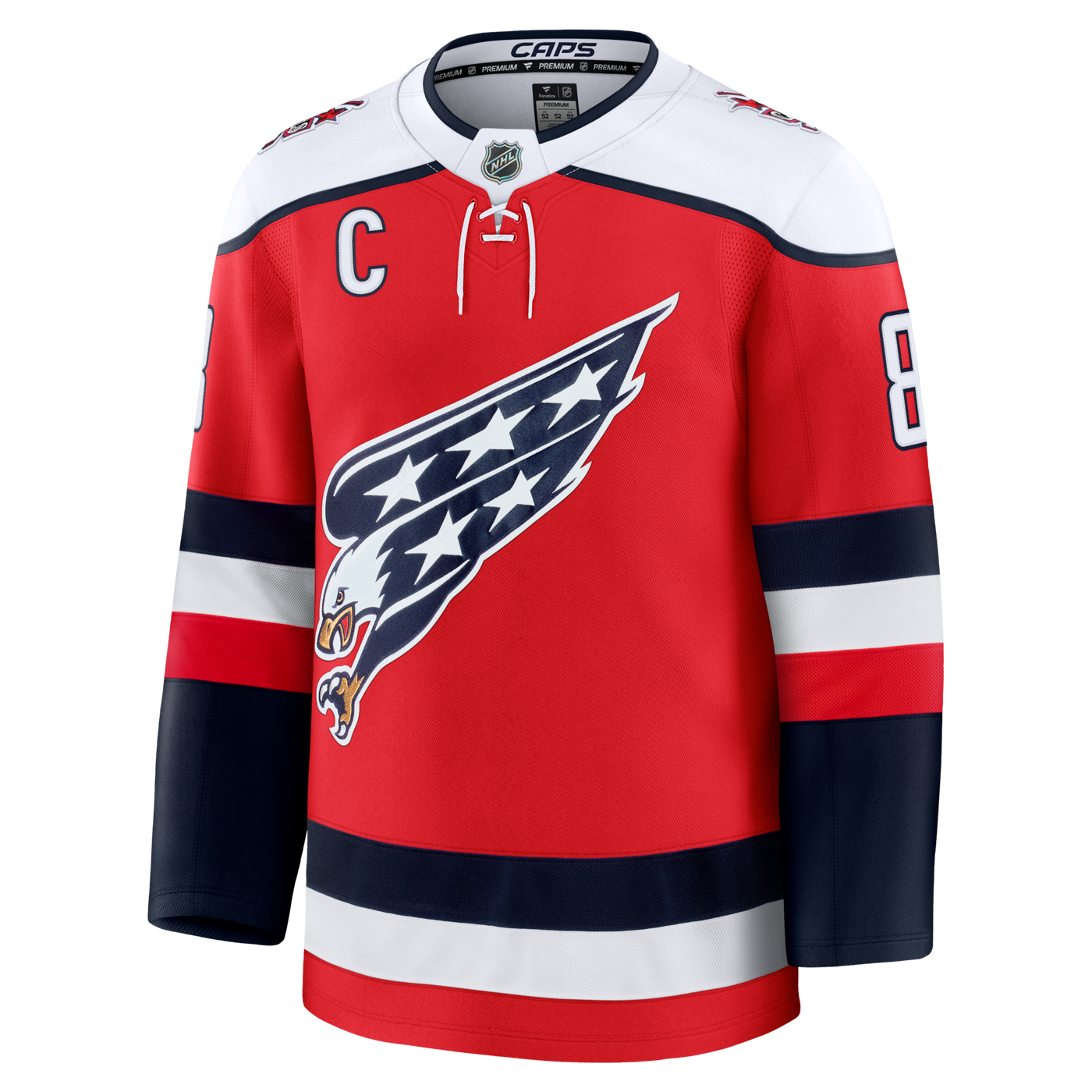 Washington Capitals Alexander Ovechkin Fanatics Red Alternate Premium Player Jersey