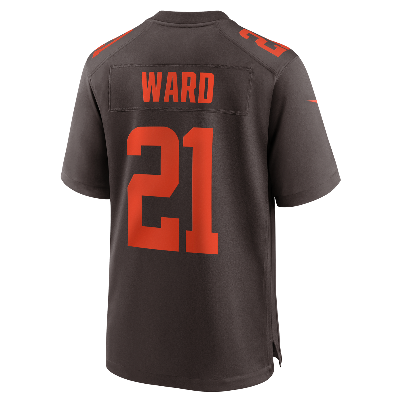 Cleveland Browns Denzel Ward Nike Brown Alpha Dawg Game Jersey