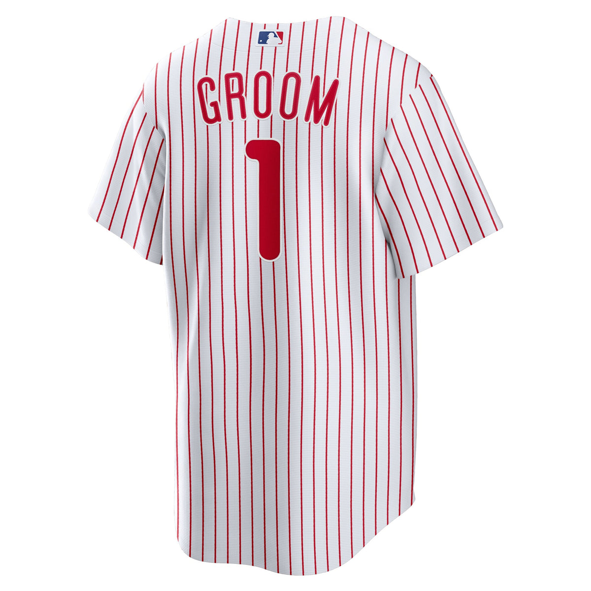 Philadelphia Phillies White #1 Groom Home Replica Jersey