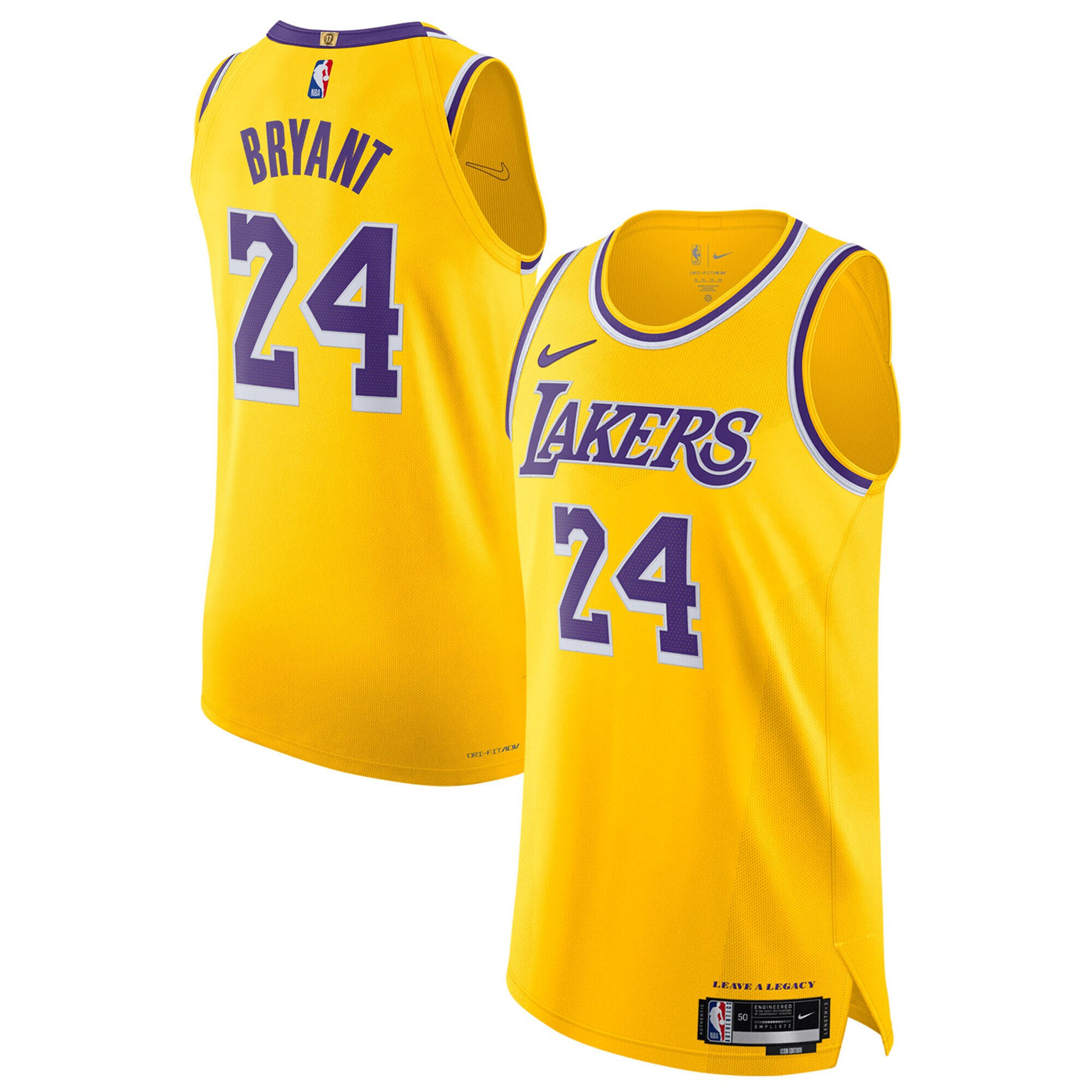 Los Angeles Lakers Nike Authentic Icon Kobe Bryant Jersey