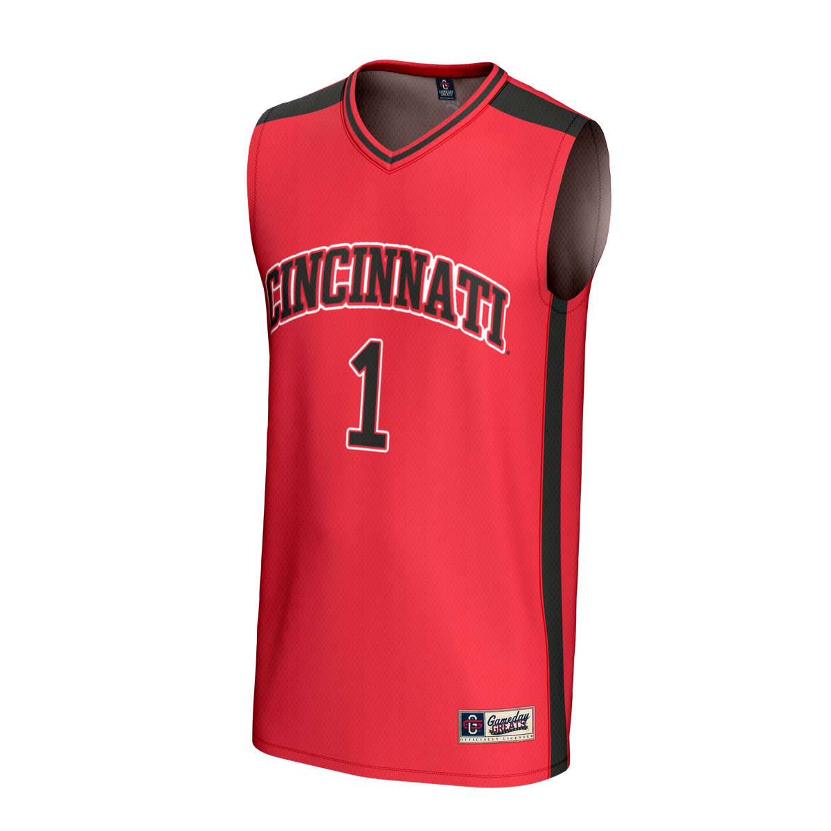 #1 Cincinnati Bearcats GameDay Greats Lightweight Collegiate Basketball Fashion Jersey - Red