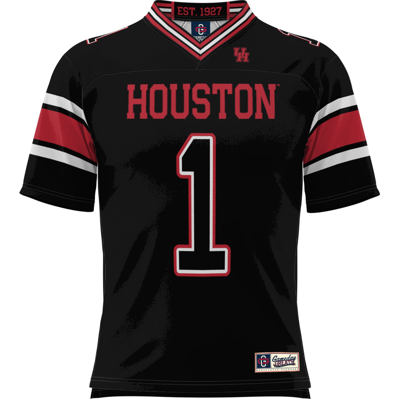 GameDay Greats #1 Black Houston Cougars Football Jersey