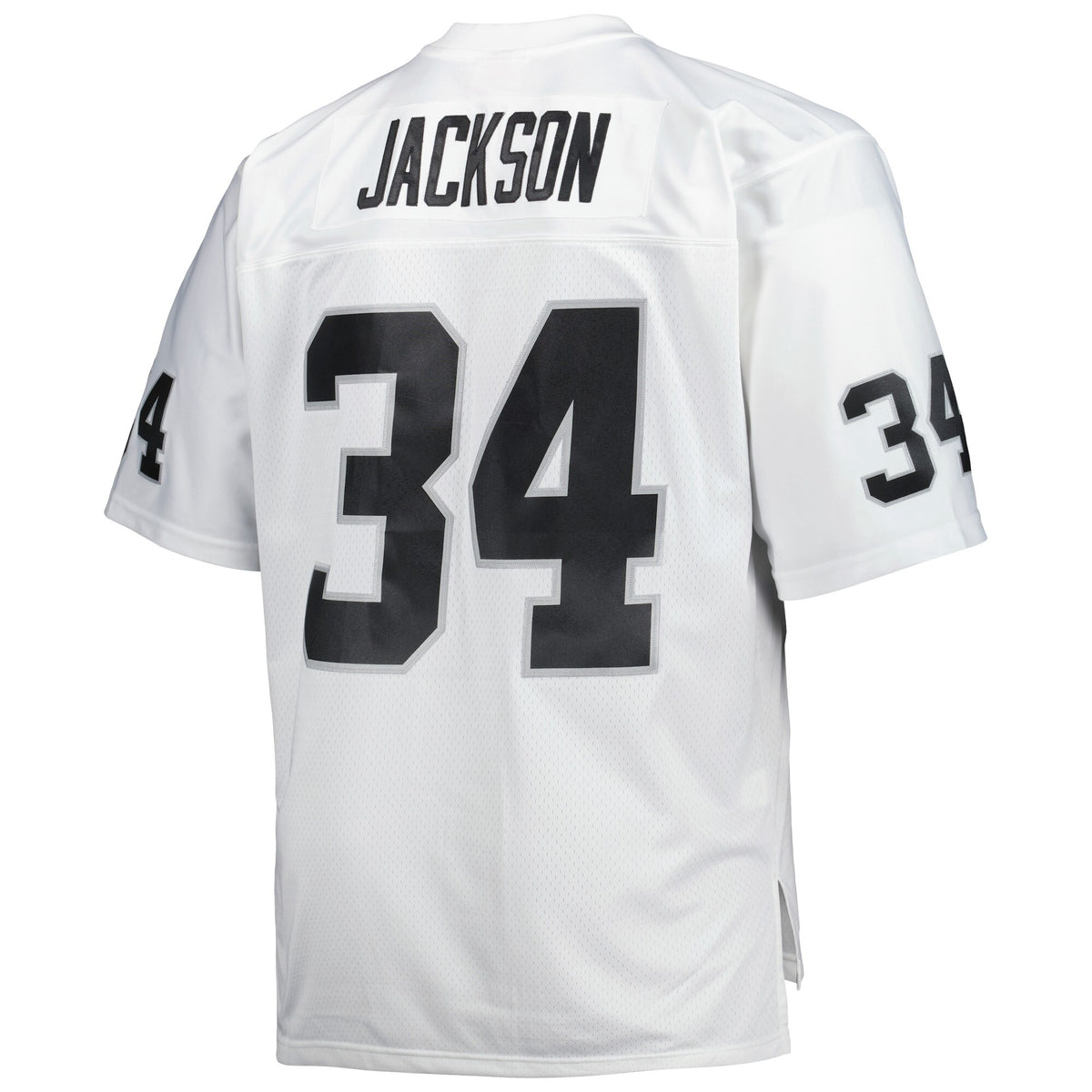 Las Vegas Raiders Bo Jackson Mitchell & Ness White Big & Tall 1988 Retired Player Replica Jersey