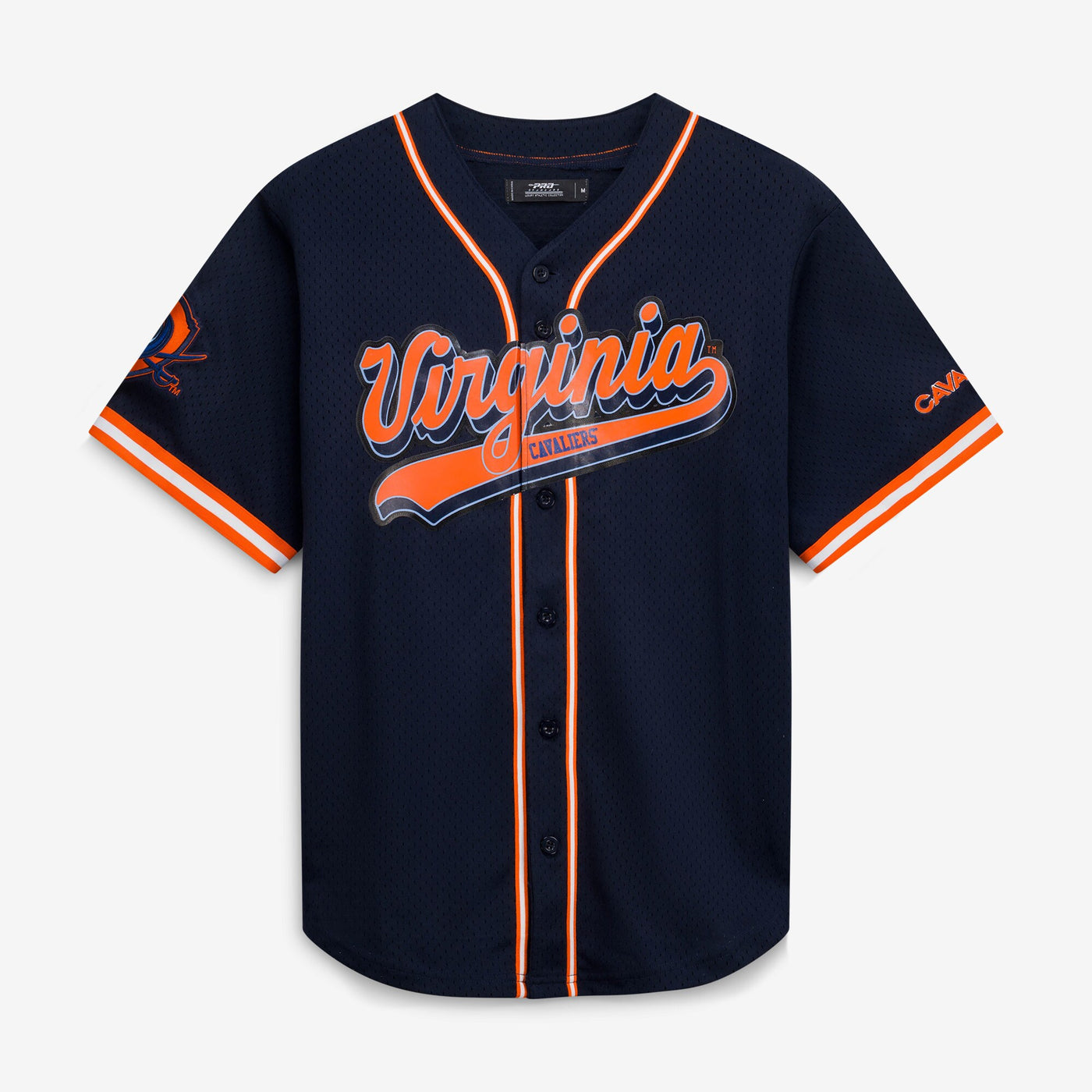 Pro Standard Navy Virginia Cavaliers Mesh Full-Button Replica Baseball Jersey
