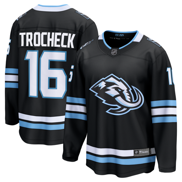 Utah Mammoth Vincent Trocheck Fanatics Black Home Breakaway Jersey