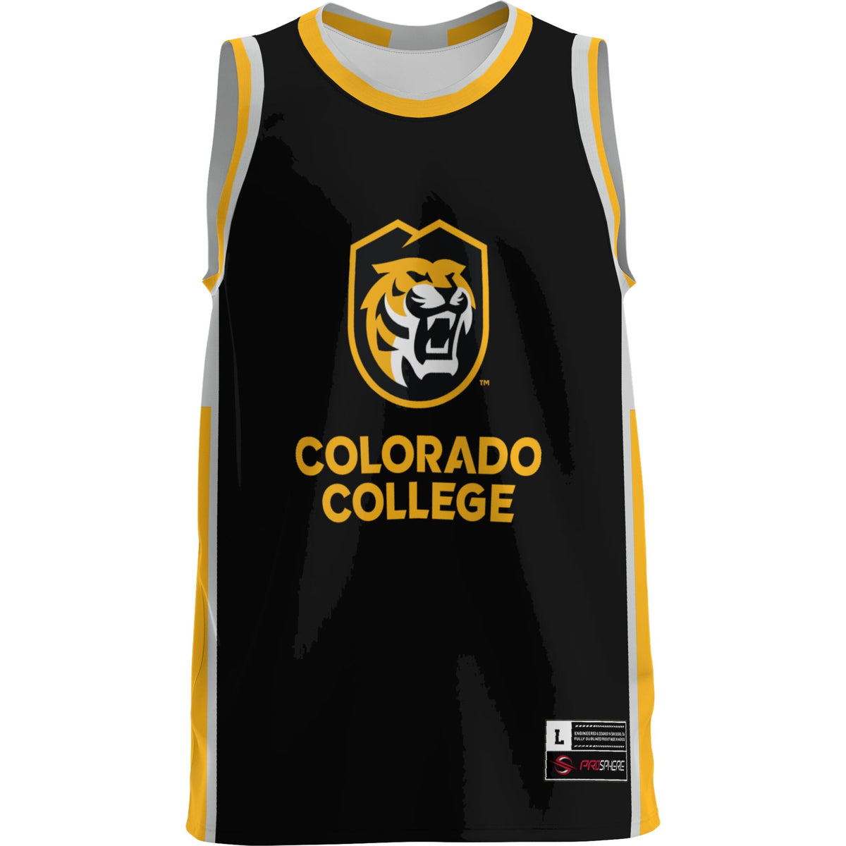 Colorado College Tigers GameDay Greats Lightweight Basketball Jersey - Gold