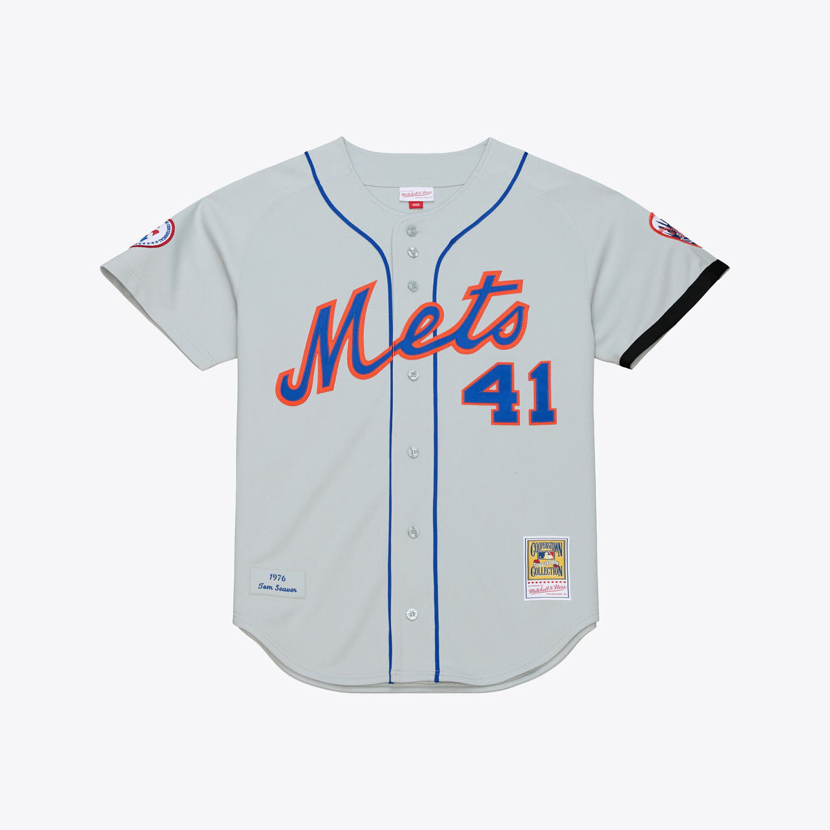 New York Mets Tom Seaver Mitchell & Ness Gray 1976 Authentic Jersey