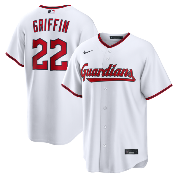 Cleveland Guardians Foster Griffin White Home Replica Jersey