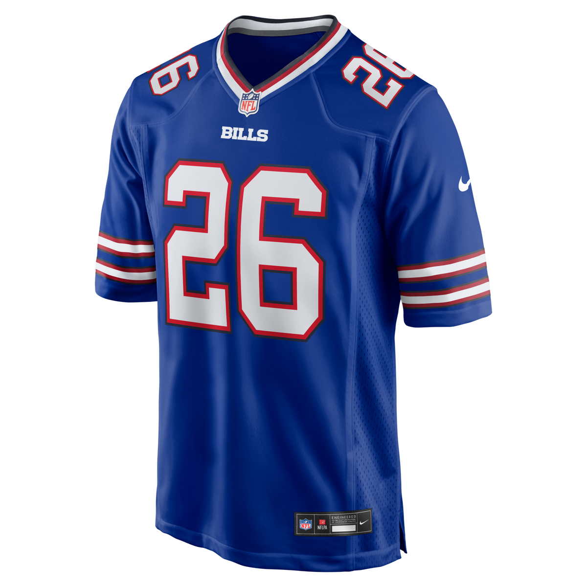 Buffalo Bills Ty Johnson Royal Team Game Jersey
