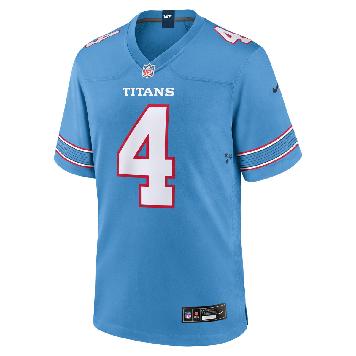 Tennessee Titans Wan'Dale Robinson Light Blue Team Game Jersey