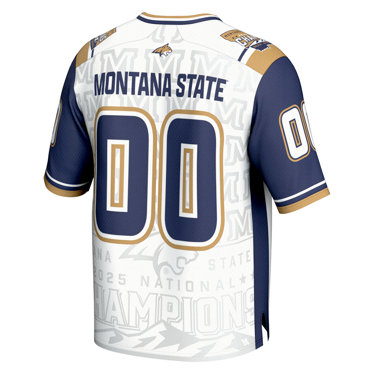 Montana State Bobcats GameDay Greats 2025 NCAA FCS Football National Champions Commemorative Fashion Jersey - White