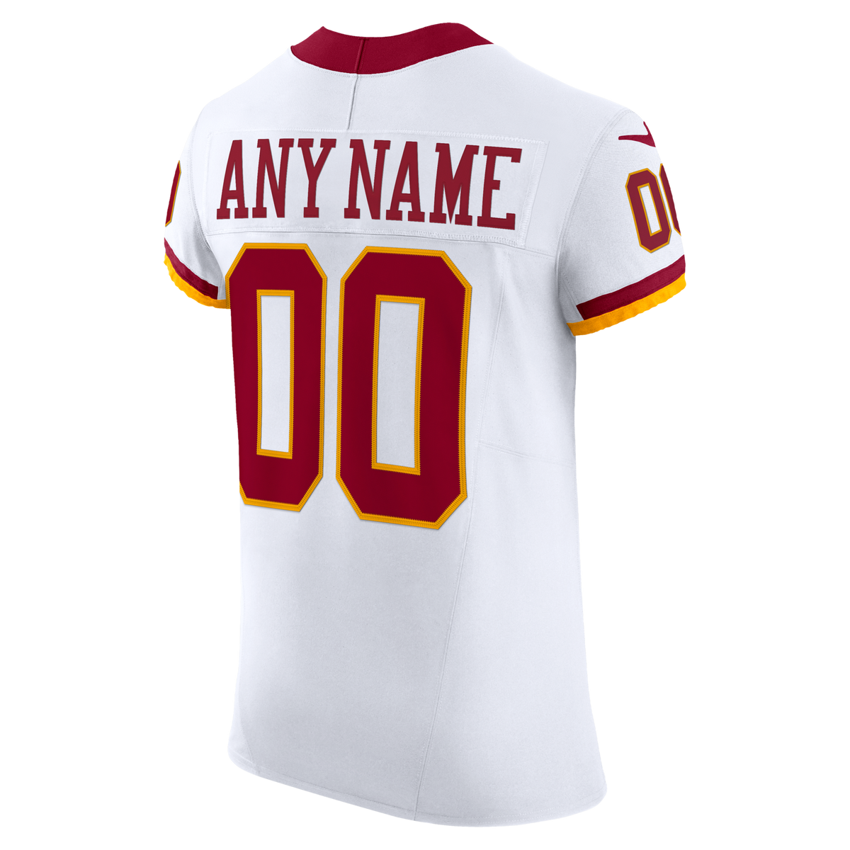 Washington Commanders White Vapor F.U.S.E. Elite Custom Jersey