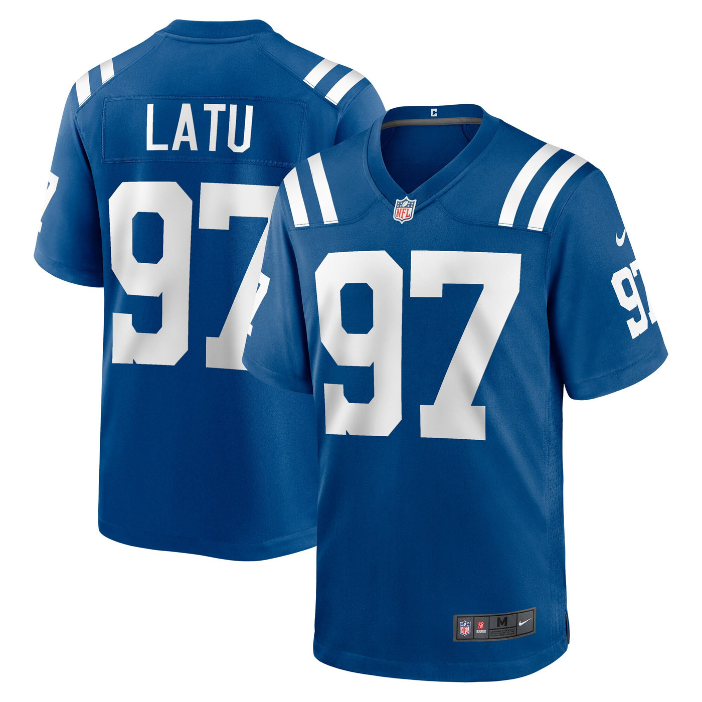 Indianapolis Colts Laiatu Latu Nike Royal Player Game Jersey