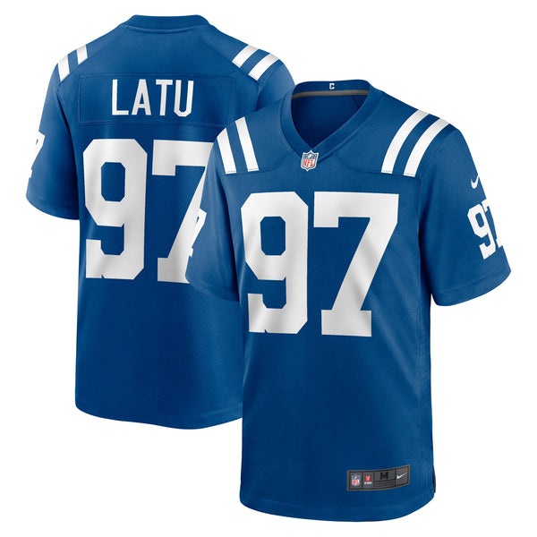Indianapolis Colts Laiatu Latu Nike Royal Player Game Jersey