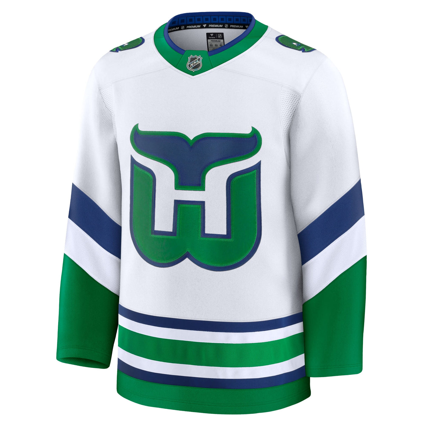 Carolina Hurricanes Fanatics White Throwback Premium Jersey