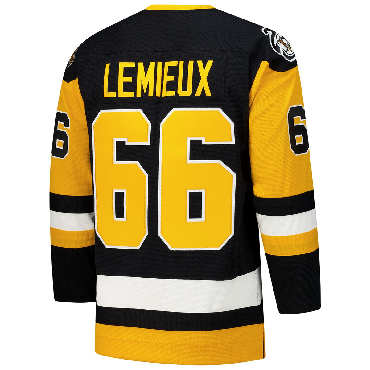 Pittsburgh Penguins Mario Lemieux Black 1991-92 Power Play Jersey