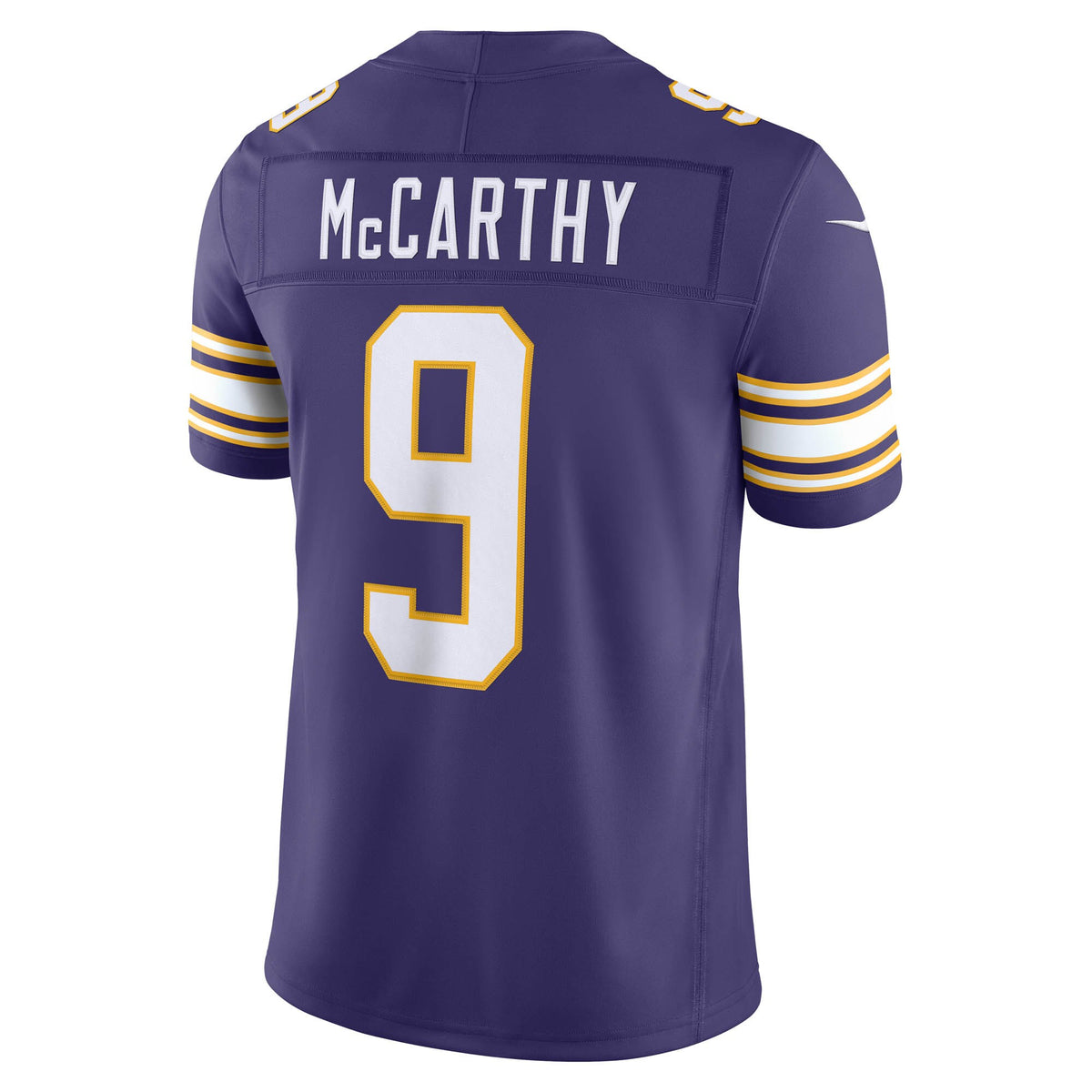 Minnesota Vikings J.J. McCarthy Purple Alternate Classic Vapor F.U.S.E. Stitched Limited Jersey
