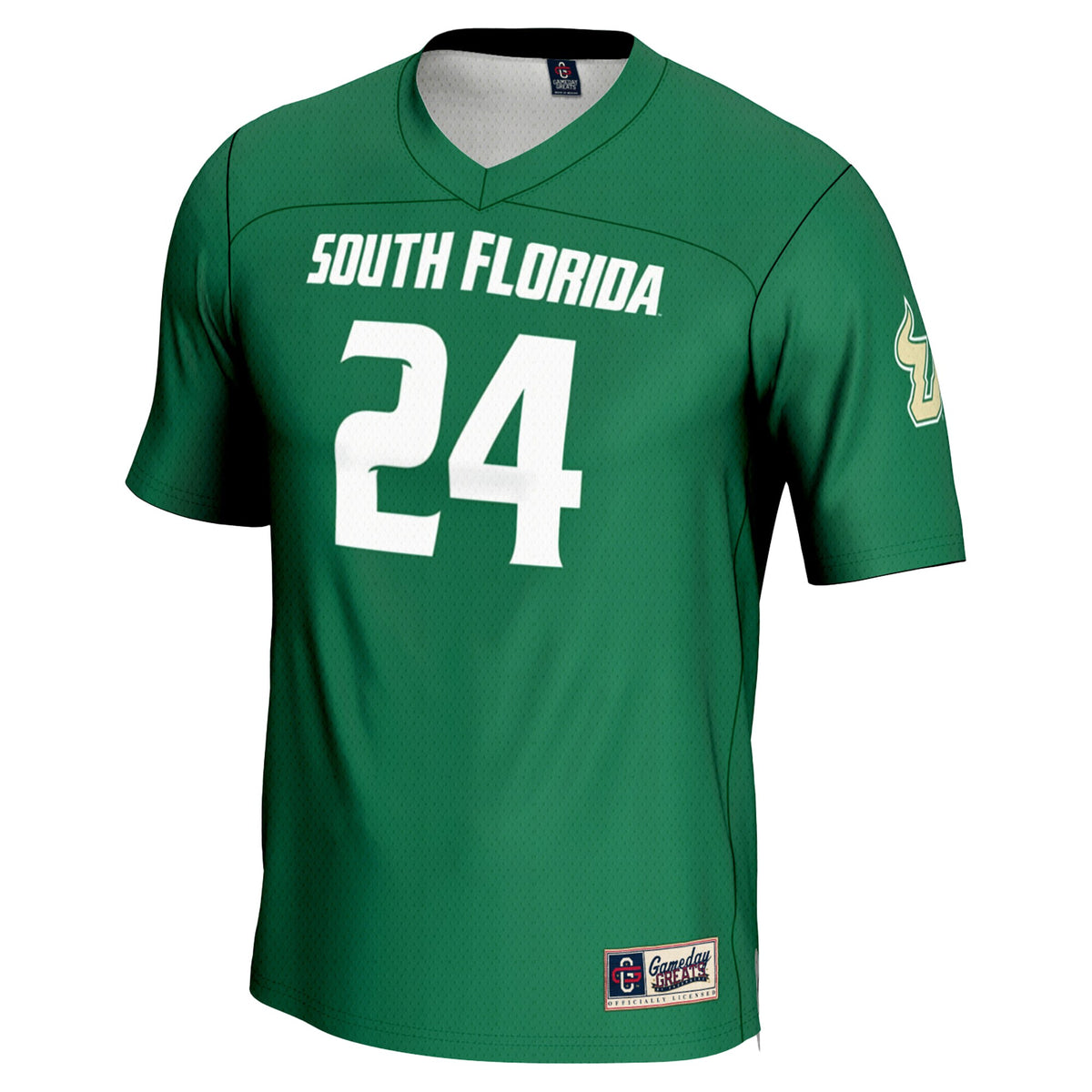 #24 South Florida Bulls GameDay Greats Lightweight Lacrosse Jersey - Green