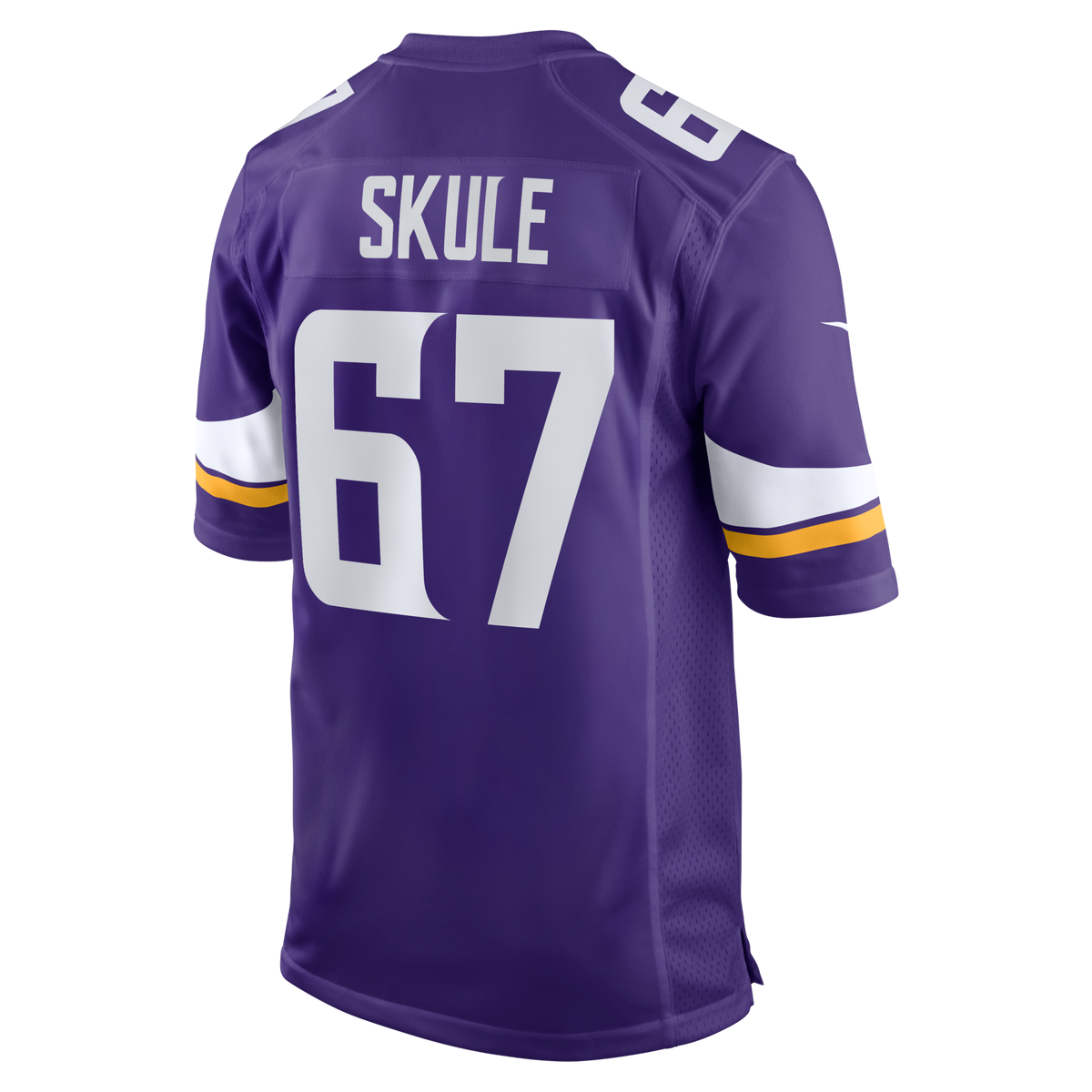 Minnesota Vikings Justin Skule Purple Team Game Jersey