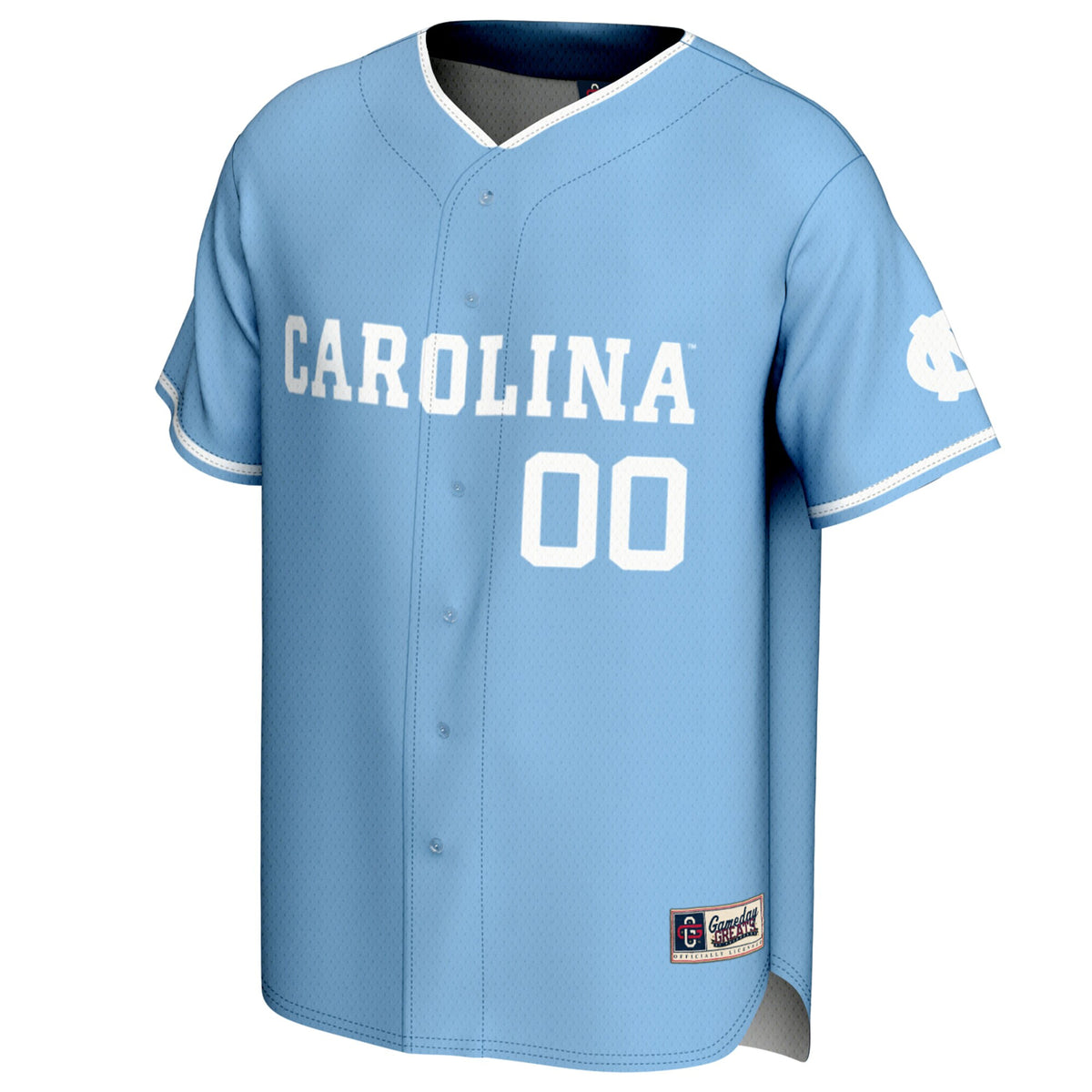 North Carolina Tar Heels GameDay Greats Carolina Blue NIL Pick-A-Player Lightweight Baseball Jersey - Light Blue