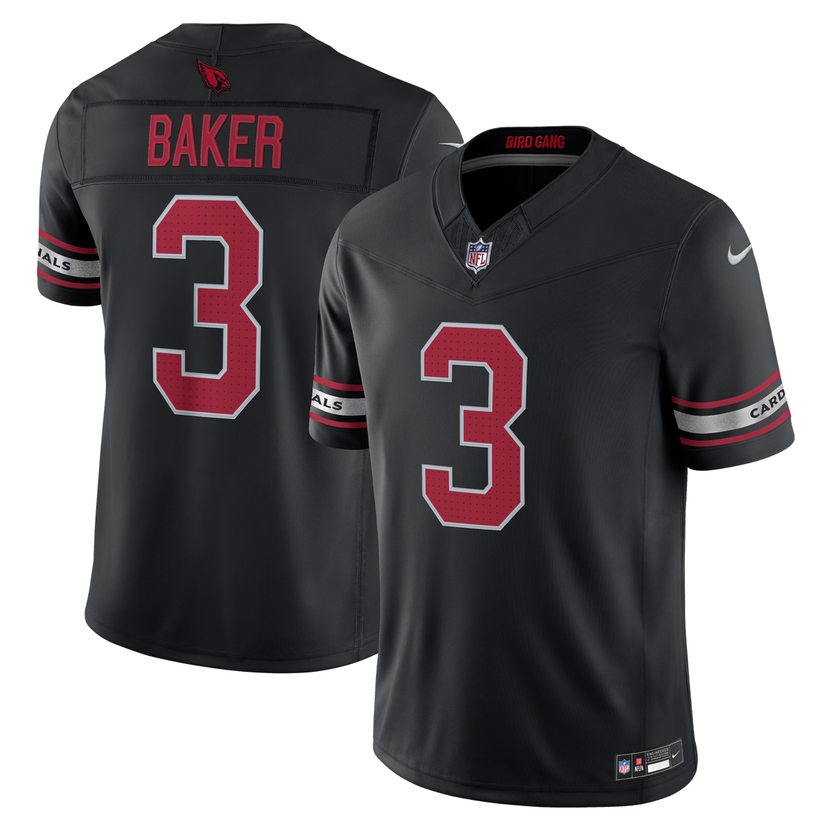 Arizona Cardinals Budda Baker Black Alternate Vapor F.U.S.E. Stitched Limited Jersey