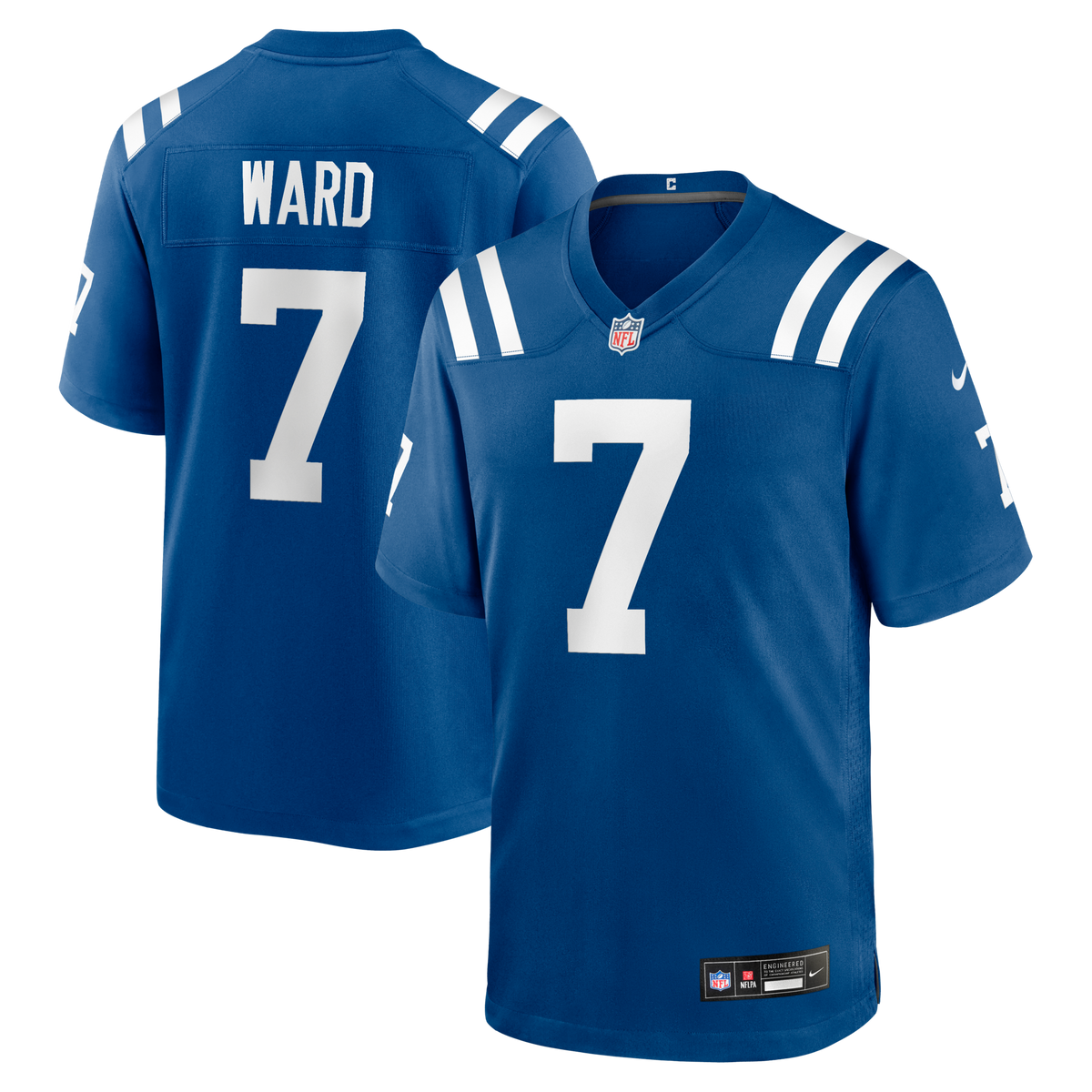 Indianapolis Colts Charvarius Ward Royal Team Game Jersey