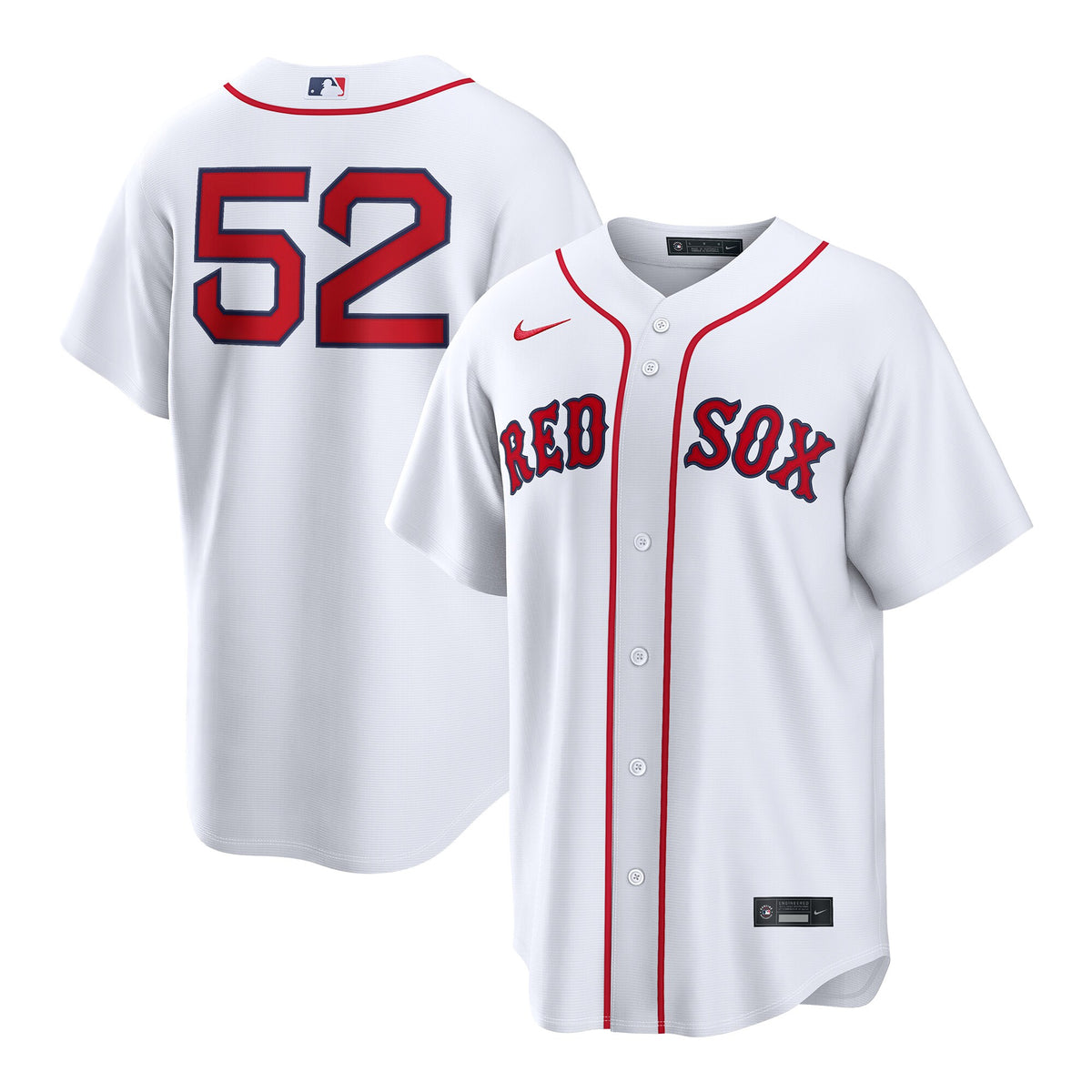 Boston Red Sox Wilyer Abreu White Home Replica Jersey