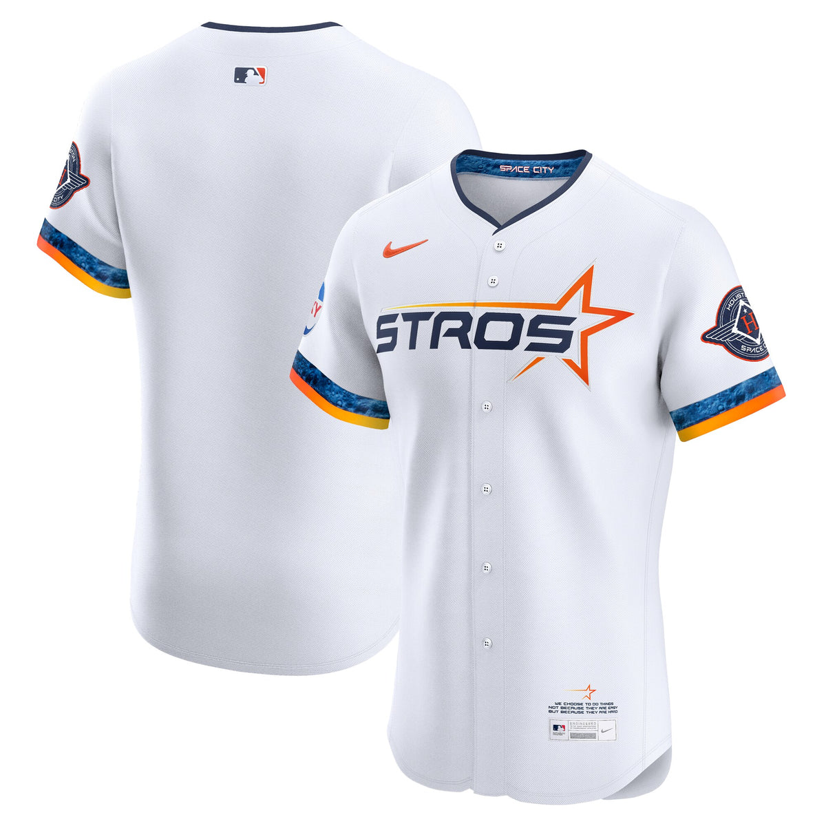 Houston Astros White 2025 City Connect Elite Jersey