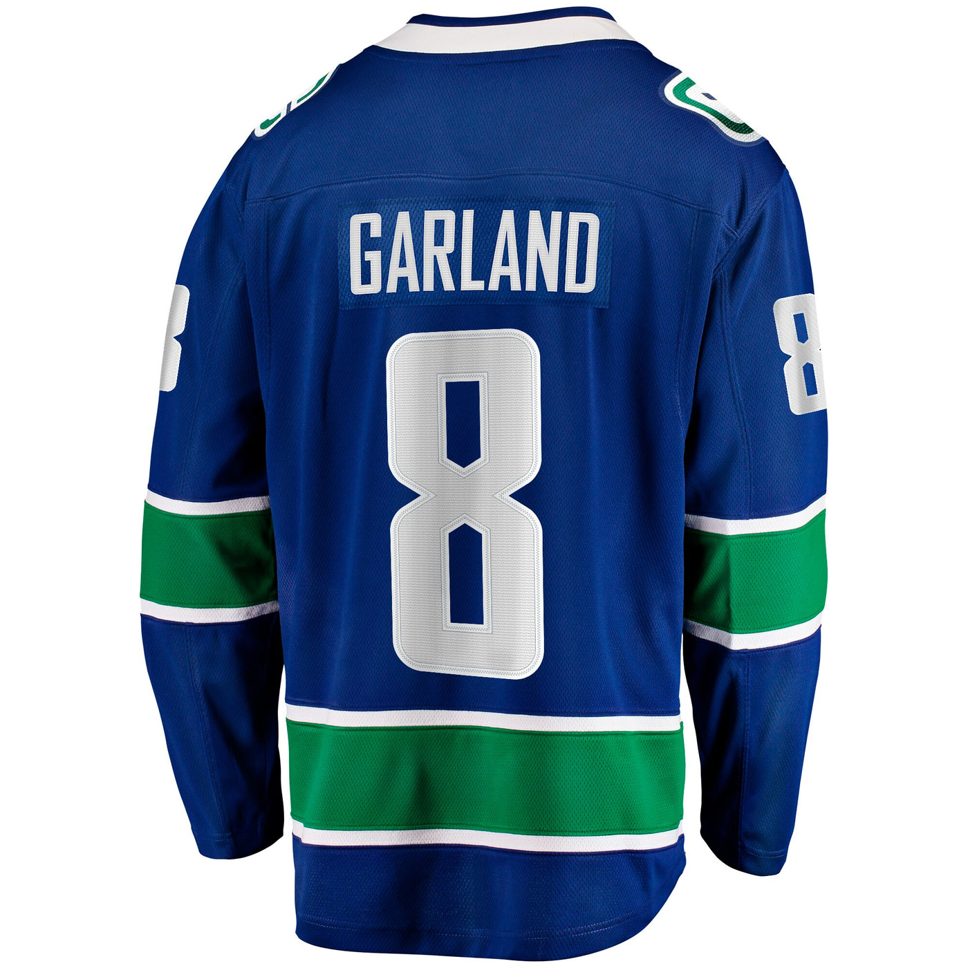 Vancouver Canucks Conor Garland Fanatics Blue Home Breakaway Jersey