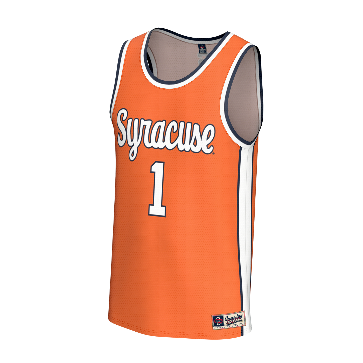 GameDay Greats Orange Syracuse Orange Lightweight Collegiate Basketball Fashion Jersey