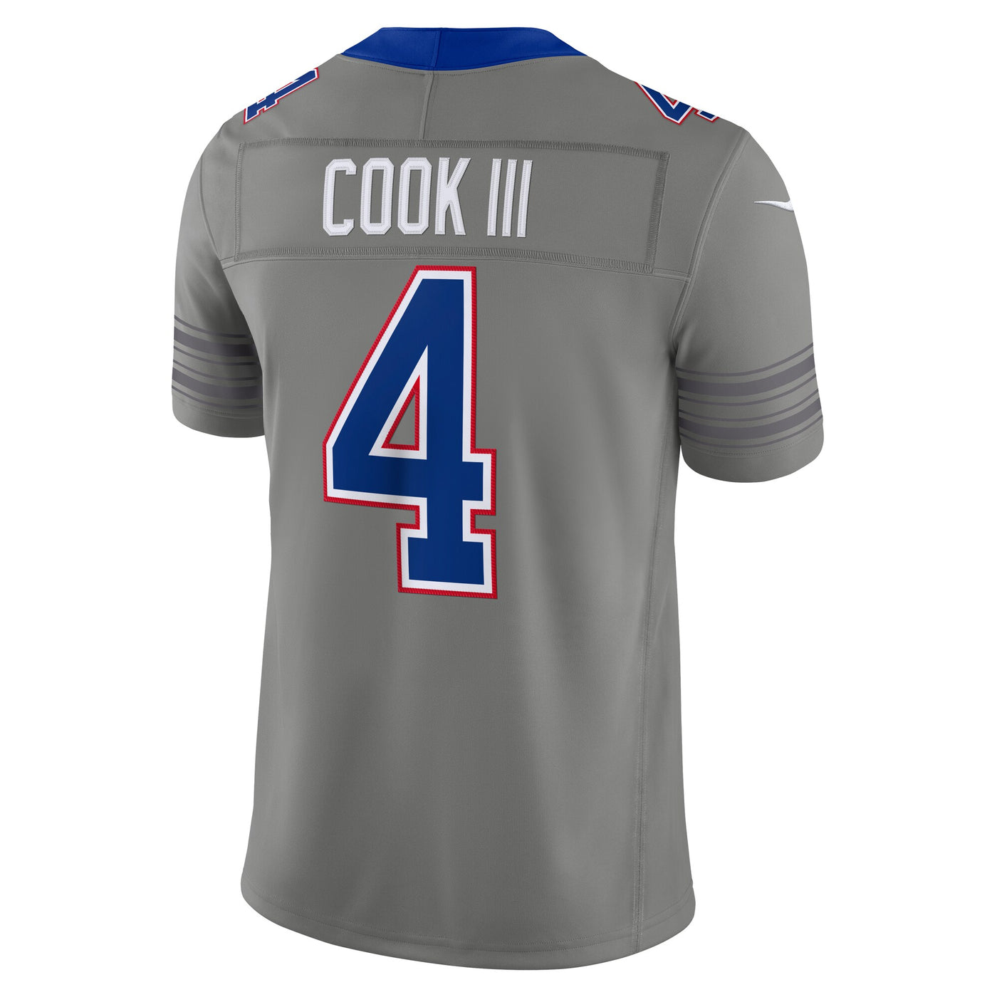 Buffalo Bills James Cook III Nike Gray Nickel City Vapor F.U.S.E. Stitched Limited Jersey