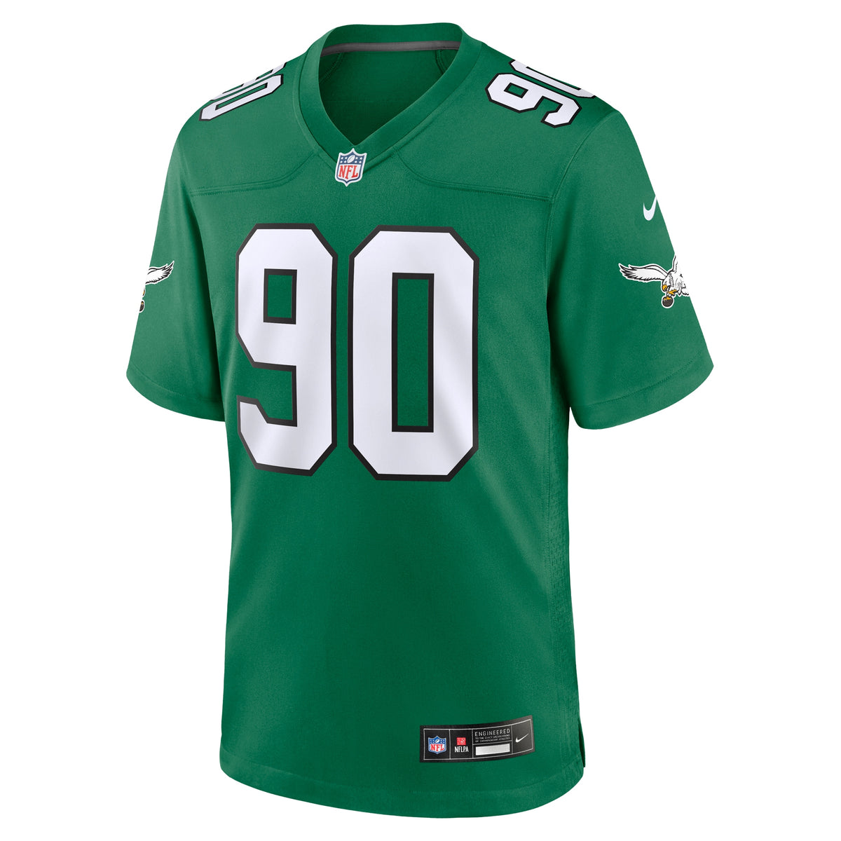 Philadelphia Eagles Mike Golic Kelly Green Retired Player Alternate Game Jersey