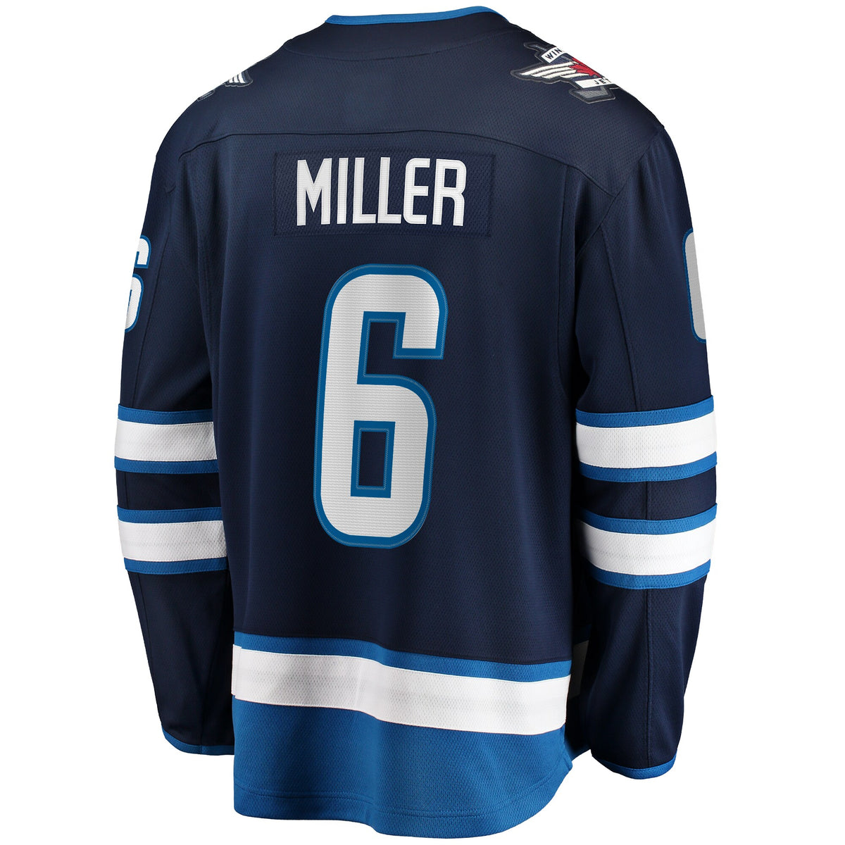 Winnipeg Jets Colin Miller Fanatics Navy Home Premier Breakaway Player Jersey