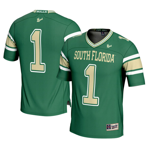 GameDay Greats #1 Green South Florida Bulls Football Jersey