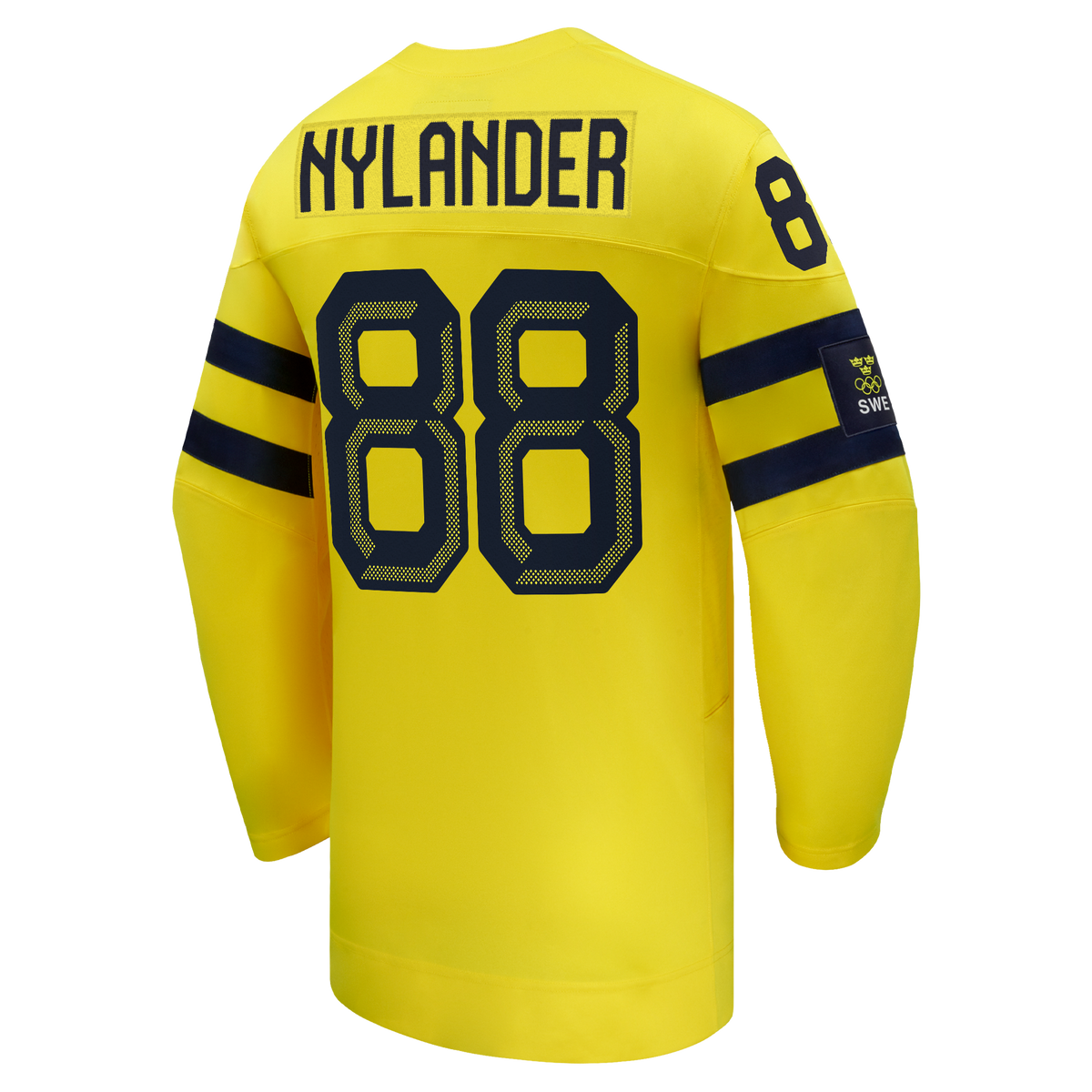 Sweden Hockey William Nylander Yellow 2026 Away Replica Jersey