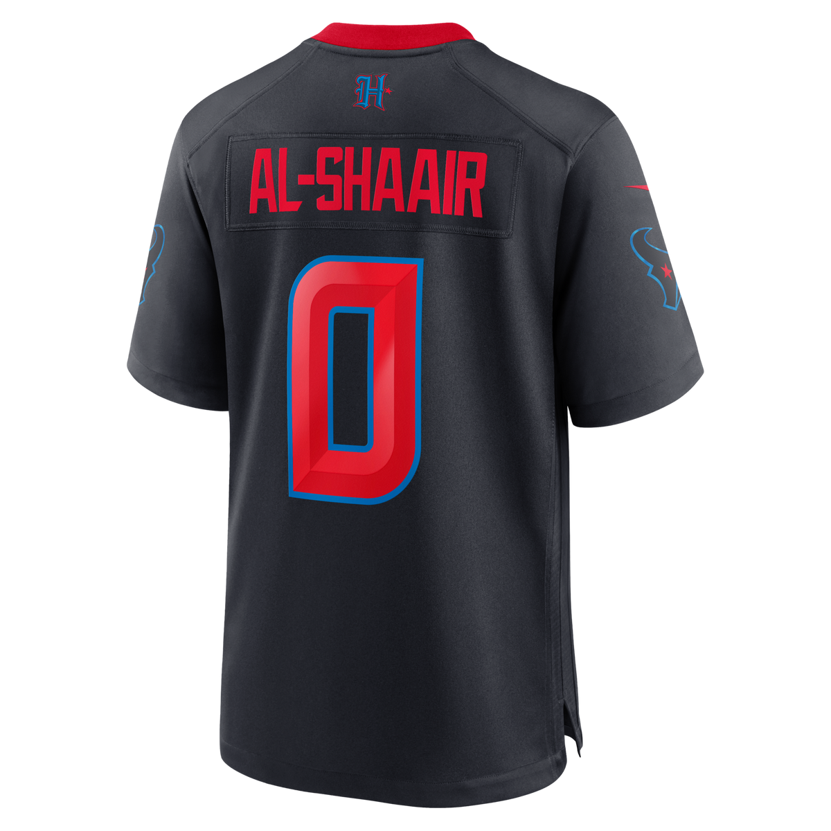 Houston Texans Azeez Al-Shaair Navy Alternate Game Jersey