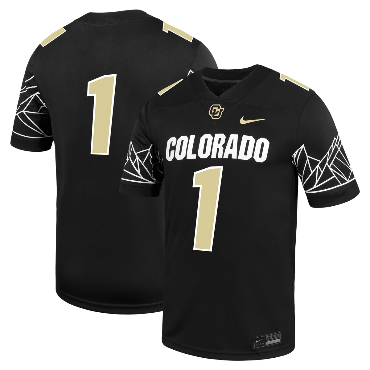Colorado Buffaloes Untouchable Game Jersey - Black