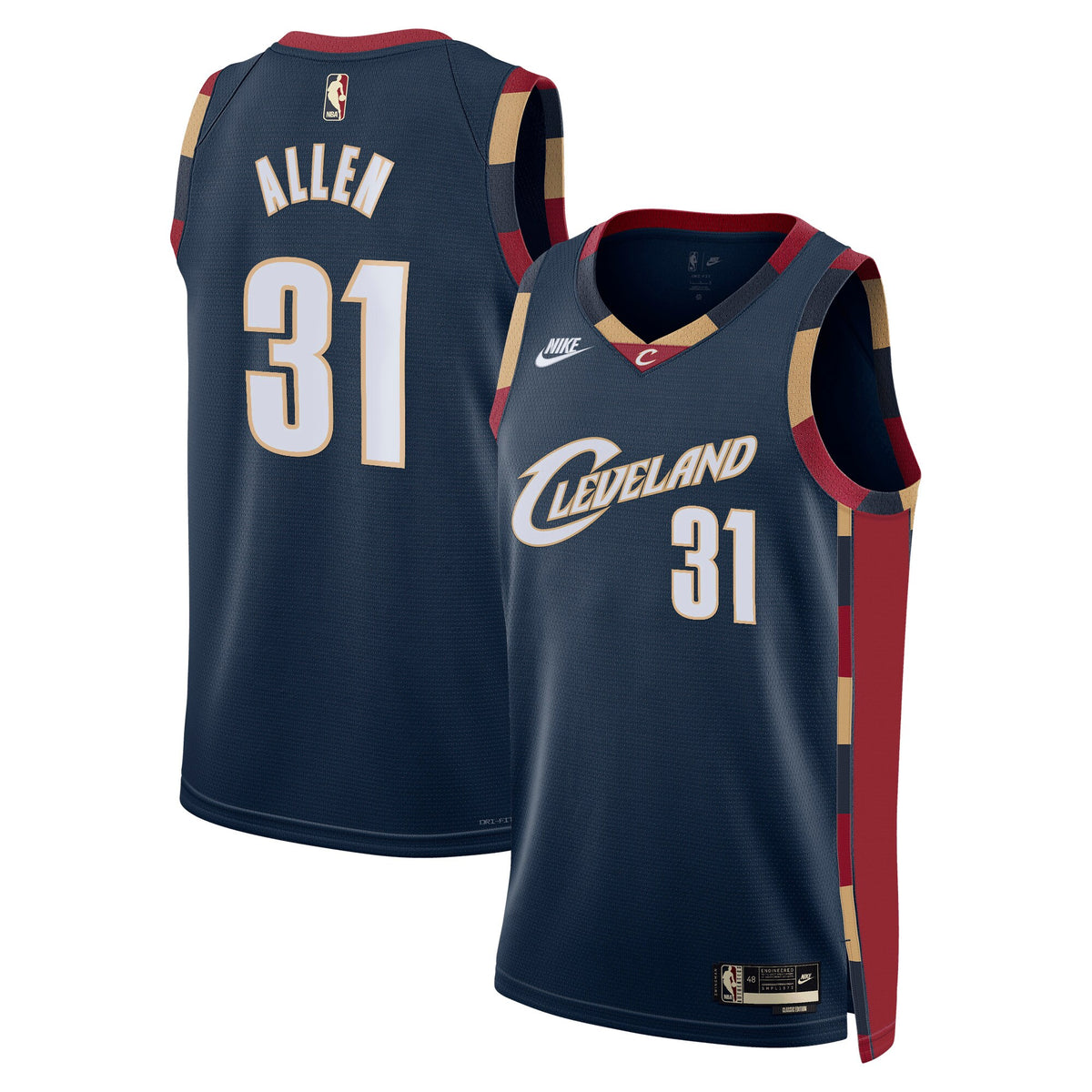 Cleveland Cavaliers Classic Edition Jersey - Navy - Jarrett Allen -