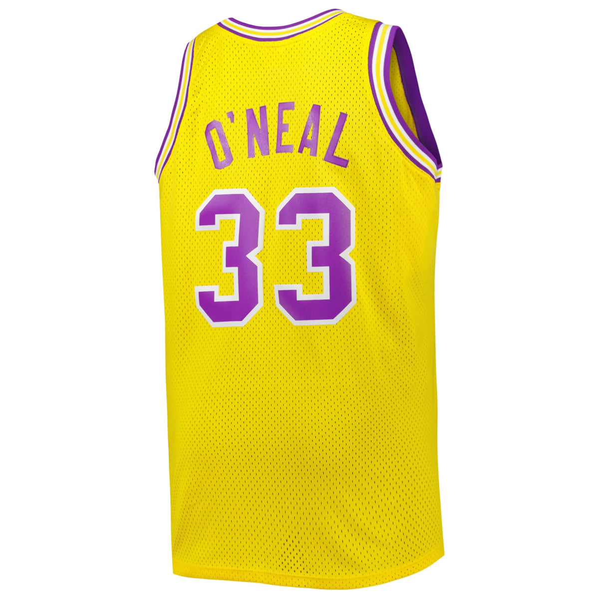 Shaquille O'Neal LSU Tigers 1990/91 Mitchell & Ness Big & Tall Swingman Jersey - Gold