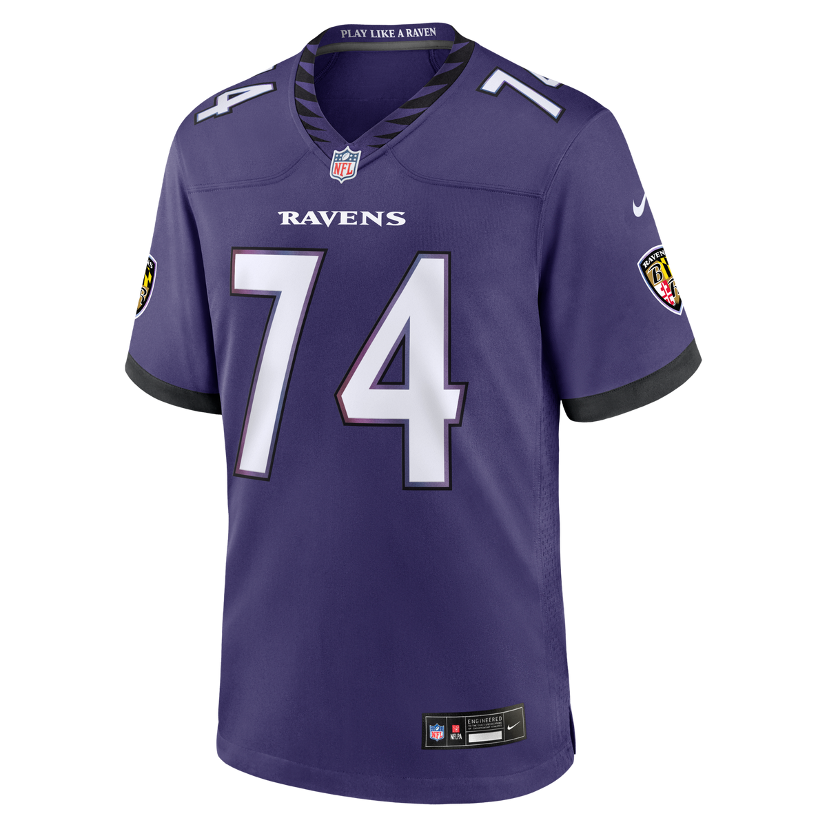 Baltimore Ravens John Simpson Purple Team Game Jersey