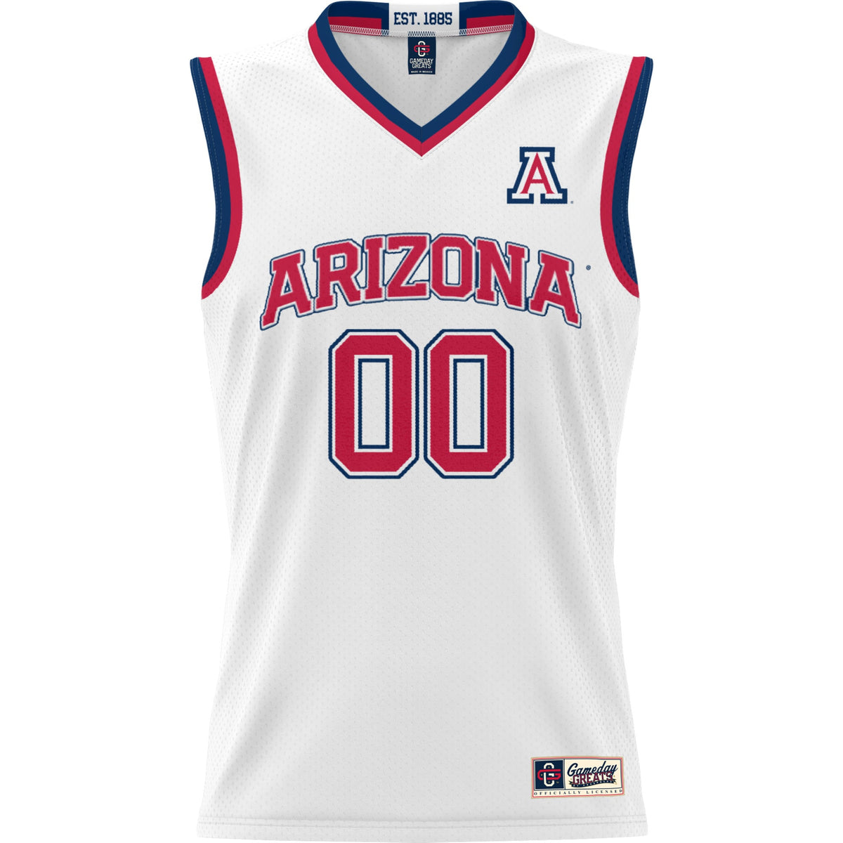 Arizona Wildcats GameDay Greats NIL Pick-A-Player Basketball Jersey - White
