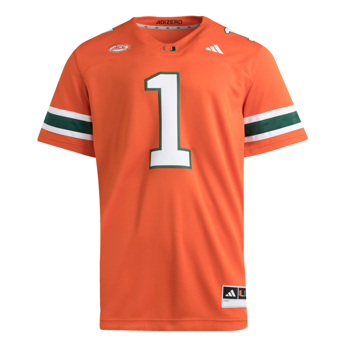 #1 Miami Hurricanes Premier Jersey - Orange