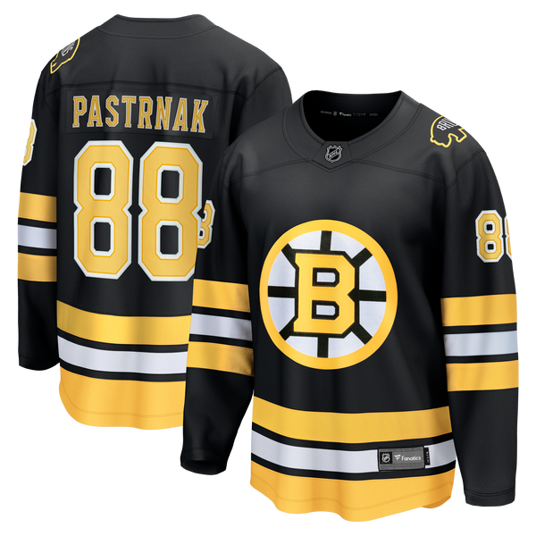 Boston Bruins David Pastrnak Fanatics Black Home Breakaway Jersey