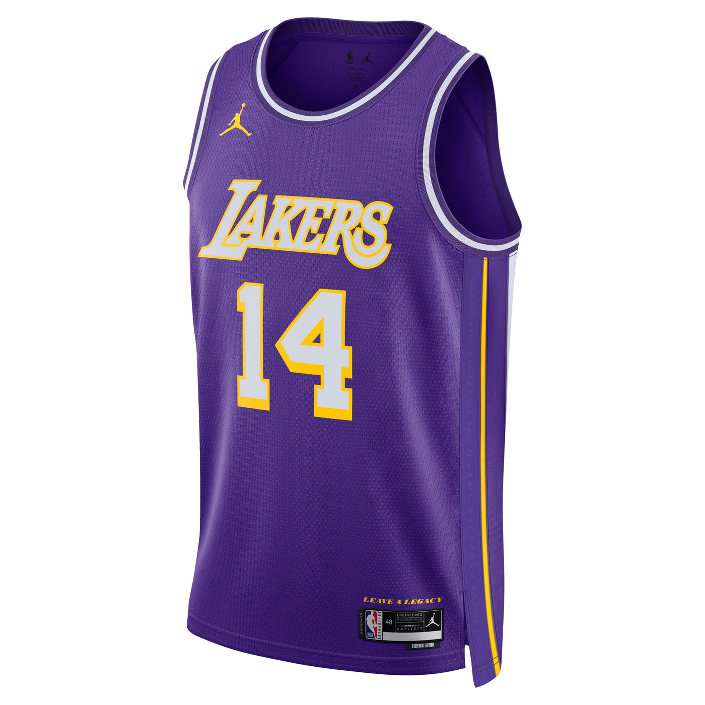 Los Angeles Lakers Jordan Brand Statement Edition Jersey - Purple - Walker Kessler