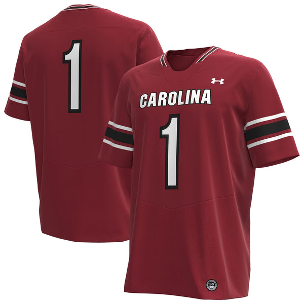 Under Armour Garnet South Carolina Gamecocks Premier Football Jersey