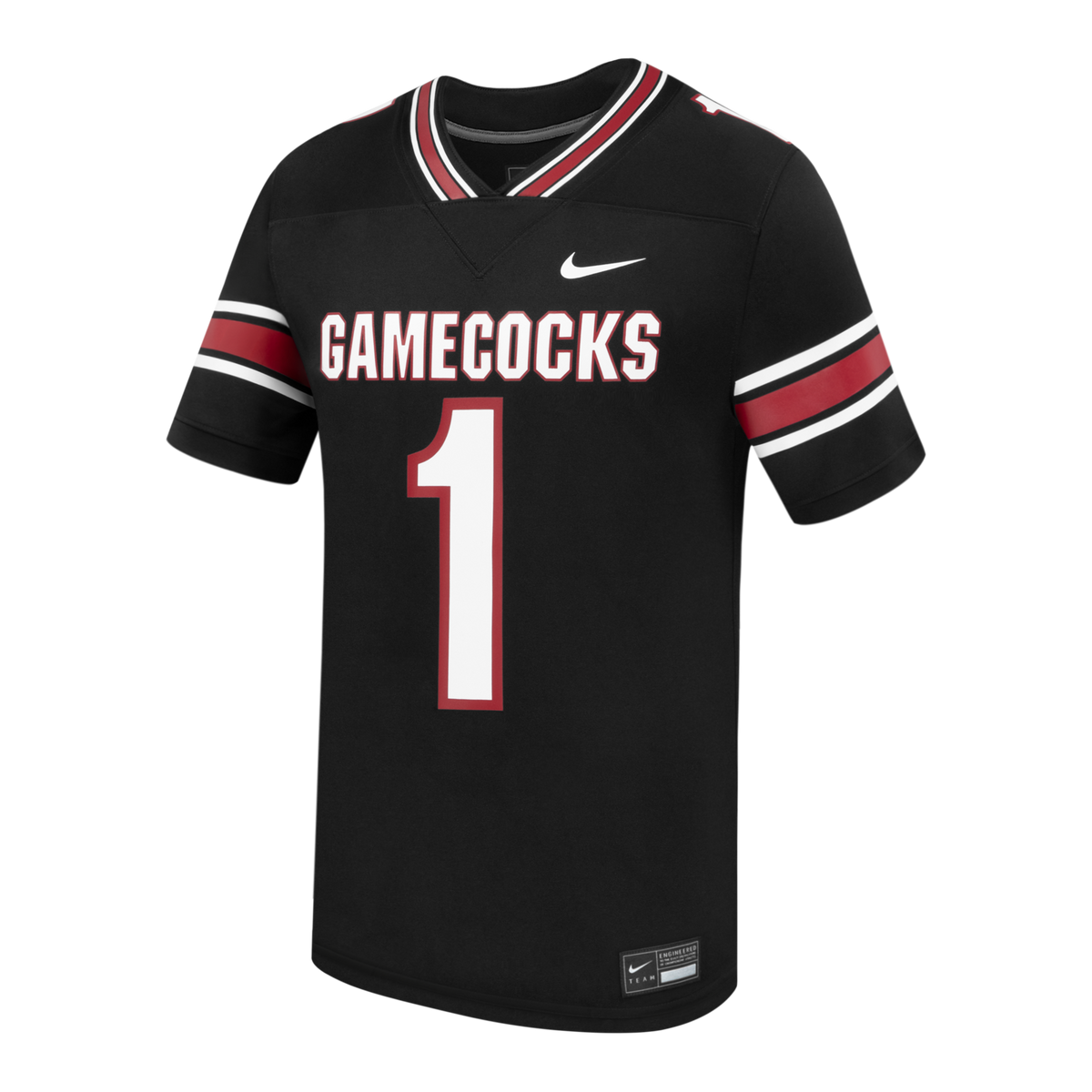 #1 South Carolina Gamecocks Alternate Replica Football Jersey - Black