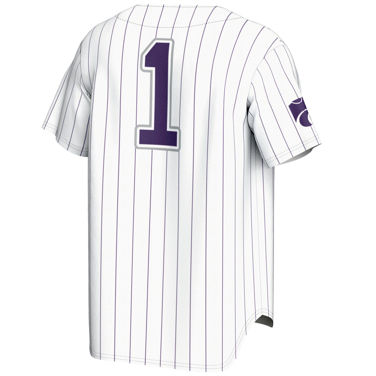 #1 Kansas State Wildcats GameDay Greats Lightweight Baseball Jersey - White