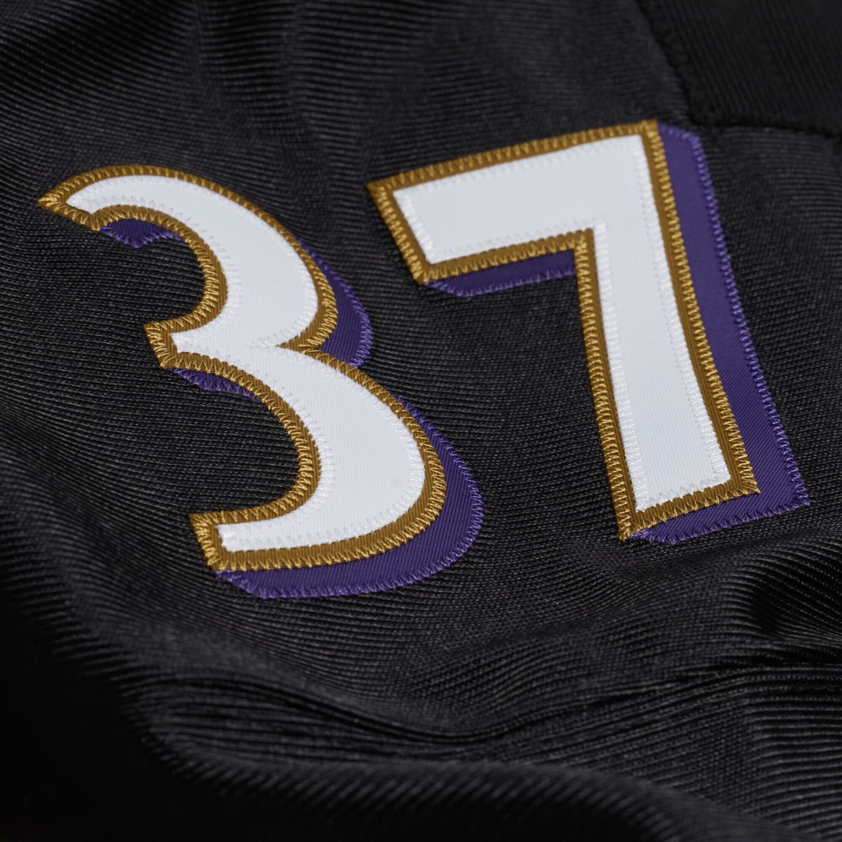 Baltimore Ravens Deion Sanders Mitchell & Ness Black 2005 Authentic Throwback Jersey
